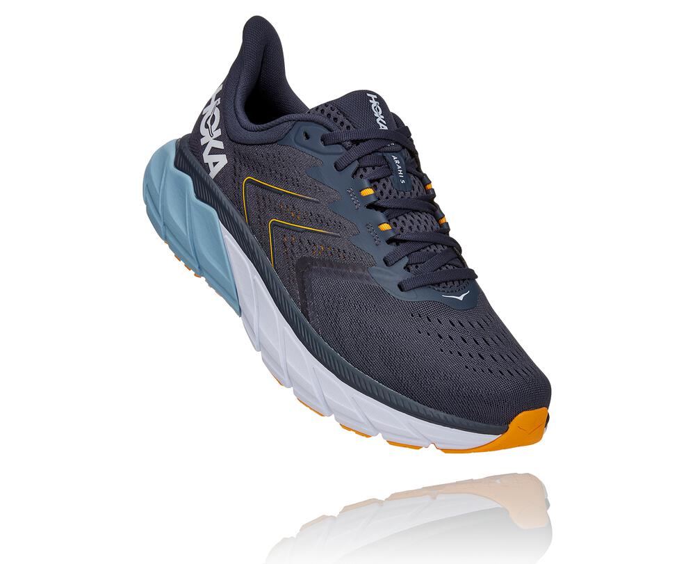 Hoka Arahi 5 Supportive Moški Tekaški Čevlji Modra SI-912756W